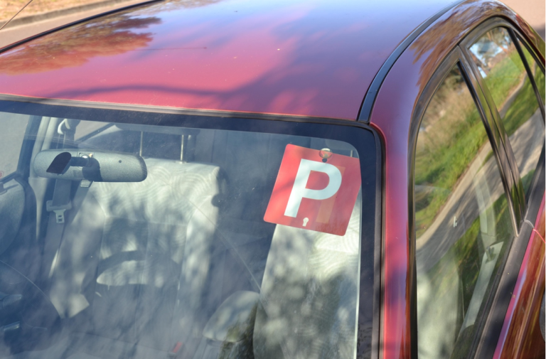 Red P plates